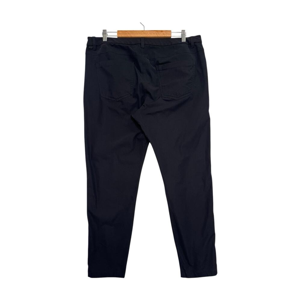 Lululemon ABC Pants Mens 38 Black Stretch Casual Golf Chino Performance LM5ALWS - Picture 2 of 7